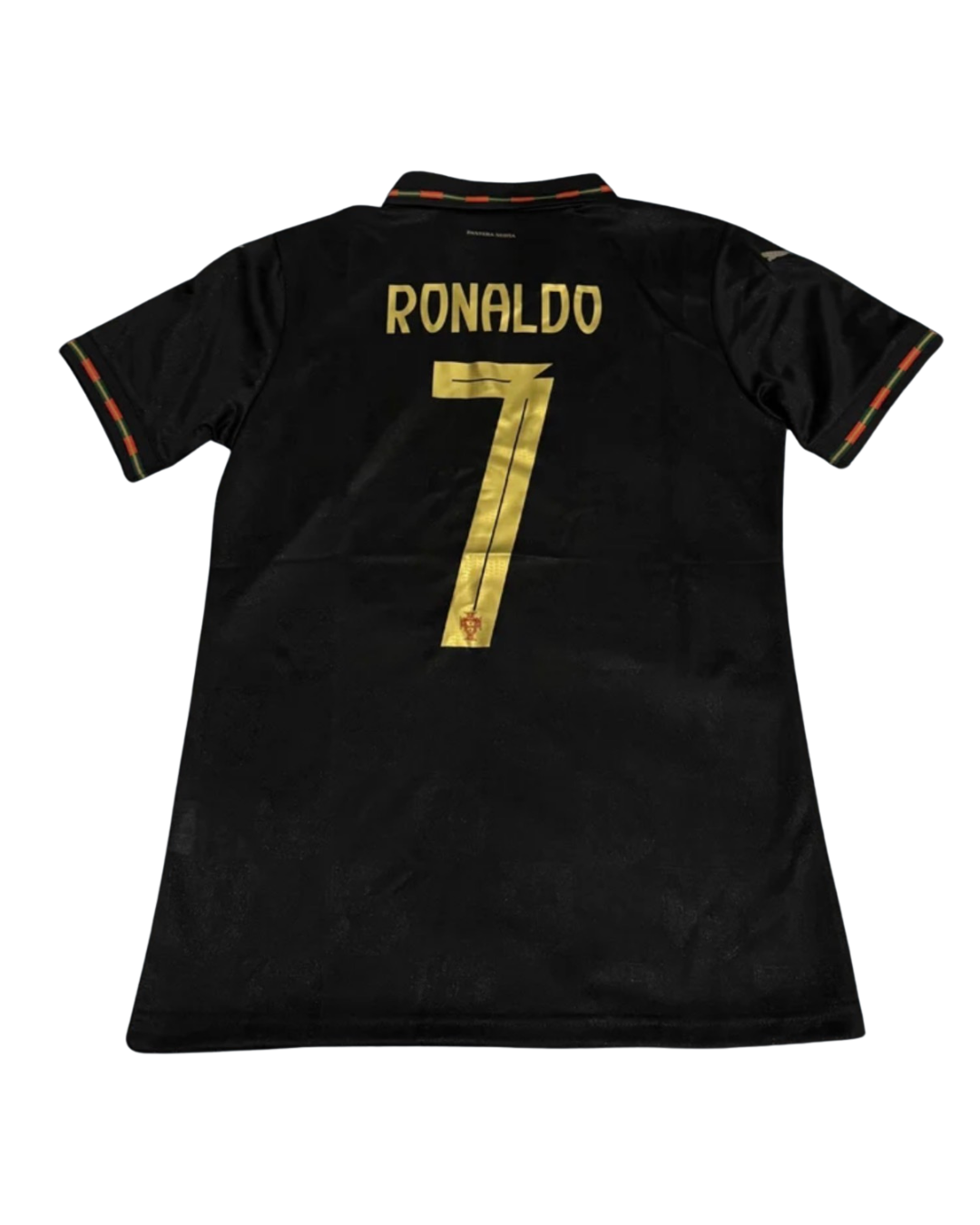 Jersey Portugal Version Jugador - Visitante Ronaldo #7 (Negro)