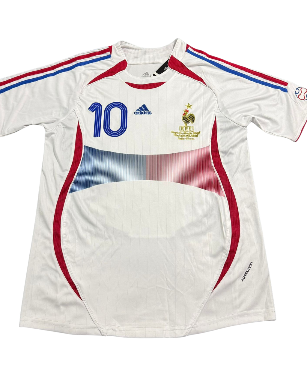 Francia Retro Visita — Adidas "Zidane #10" Mundial 2006 (Blanco)