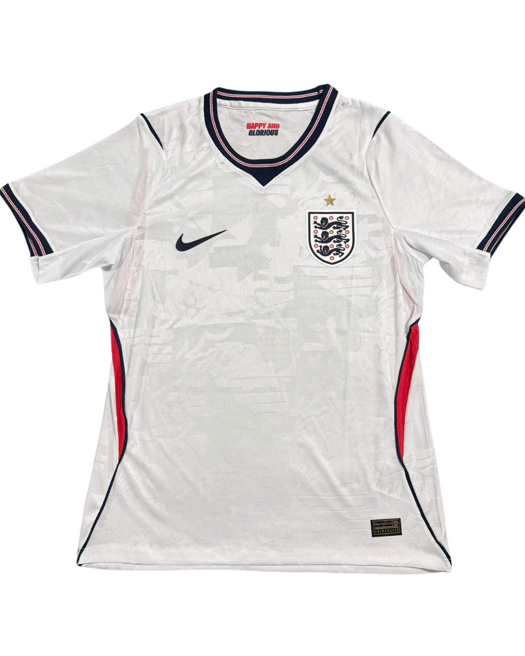 Jersey Inglaterra Local Blanco 2026 — Versión Jugador