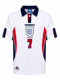 Jersey Inglaterra Retro - Beckham 1998